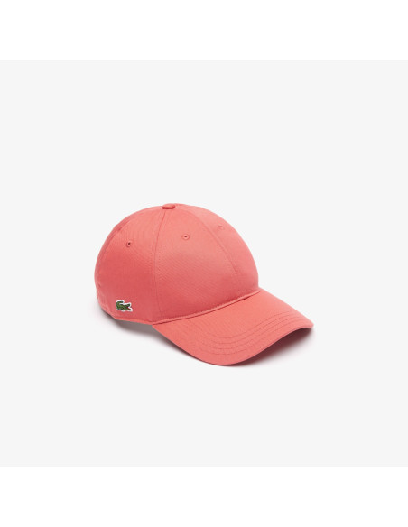 ქალის კეპი Lacoste - Unisex Lacoste Organic Cotton Twill Cap