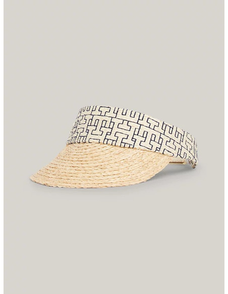 ქალის ქუდი Tommy Hilfiger - BEACH SUMMER STRAW VISOR