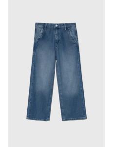 ბავშვის ჯინსი GUESS - TENCEL DENIM CULOTTE PANTS