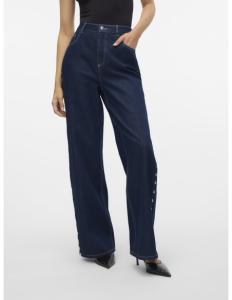 ქალის ჯინსი Vero Moda - VMKATHY HR WIDE STUDS DNM JNS YO359 VIP