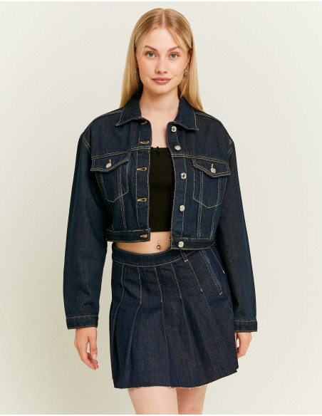 ქურთუკი Tally Weijl - Dark Blue Denim Jacket