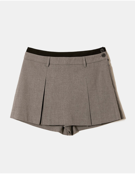 შორტი Tally Weijl - Grey Skort with Pleats