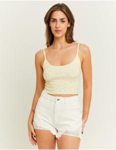 მაისურები Tally Weijl - Knit Top with Strass