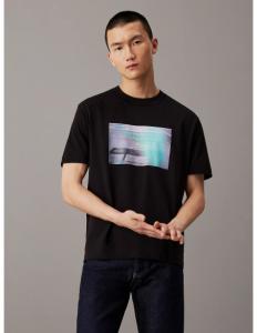 მაისური CALVIN KLEIN - BASKETBALL COURT GRAPHIC TEE