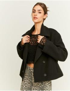 ქურთუკი Tally Weijl - Cropped Fake Wool Coat