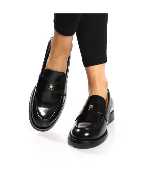 ლოფერი Tommy Hilfiger - PARTY ABRASIVATO LEATHER LOAFER