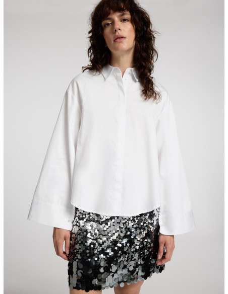 პერანგი SELECTED FEMME - SLFJODY LS PEARL BUTTON SHIRT B