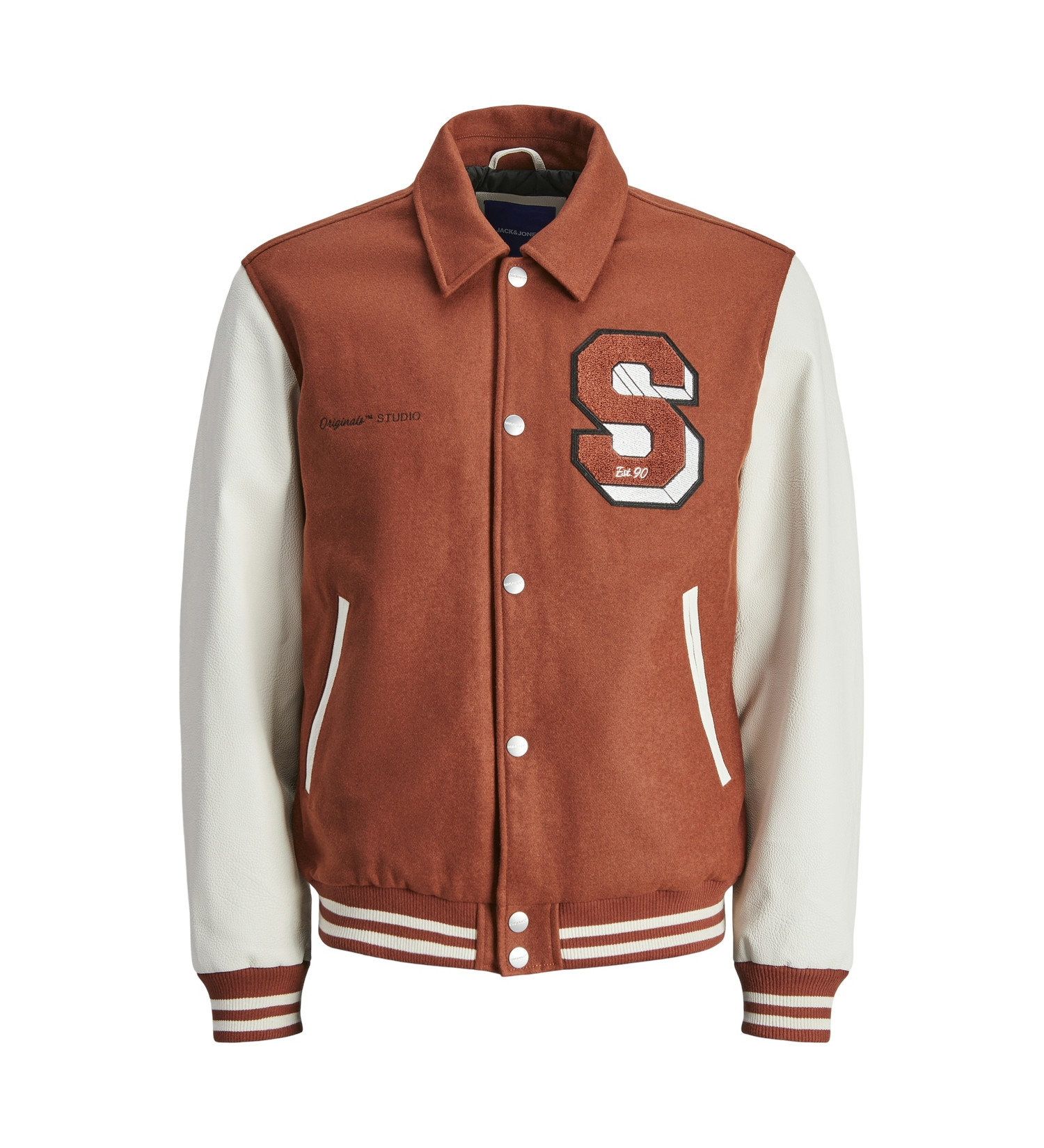 კაცის ქურთუკი Jack & Jones - JORCARTER VARSITY WOOL BLEND BOMBER