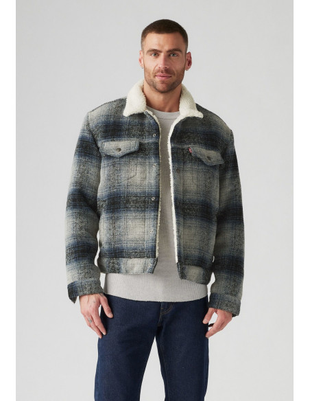 კაცის ქურთუკი Levis® - Plaid Type3 Sherpa Truck