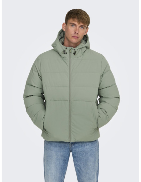 კაცის ქურთუკი ONLY & SONS - ONSMARVIN LIFE PUFFER JACKET OTW