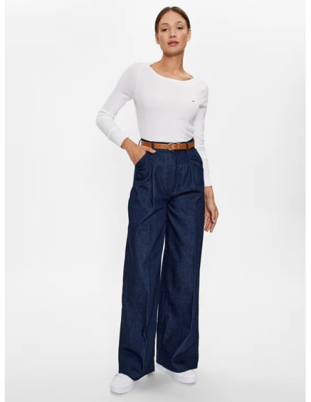 ქალის ჯინსი Tommy Hilfiger - PLEATED WIDE LEG HW NALA