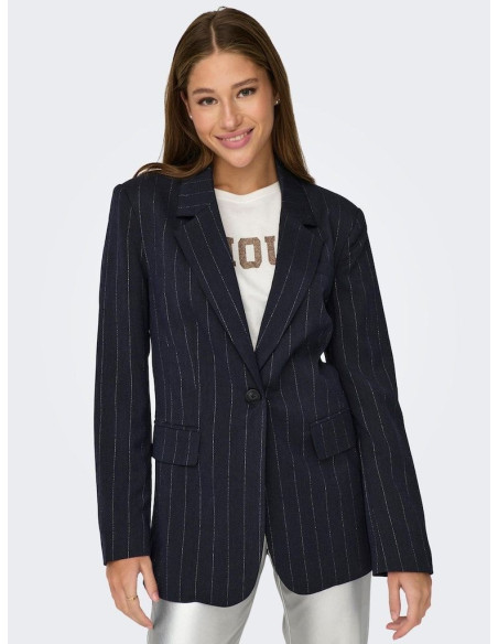 პიჯაკი ONLY - ONLNIA L/S FIT LUR PINSTRIPE BLAZER TLR