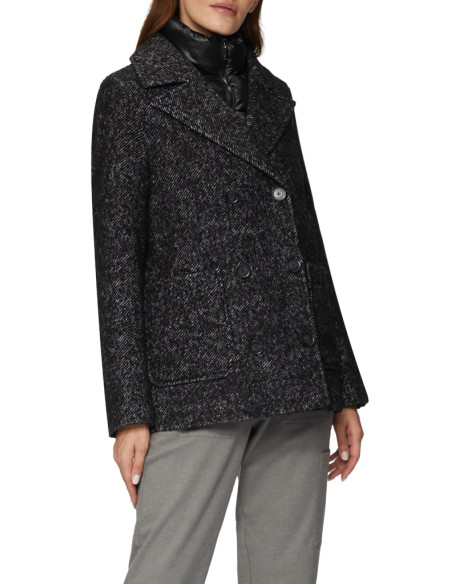 ქურთუკი s.OLIVER - Hybrid pea coat with a removable inlay