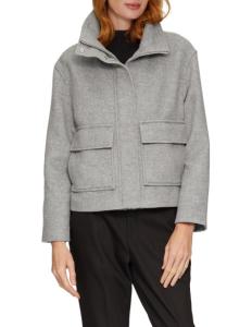 ქურთუკი s.OLIVER - Cropped wool jacket with patch pockets