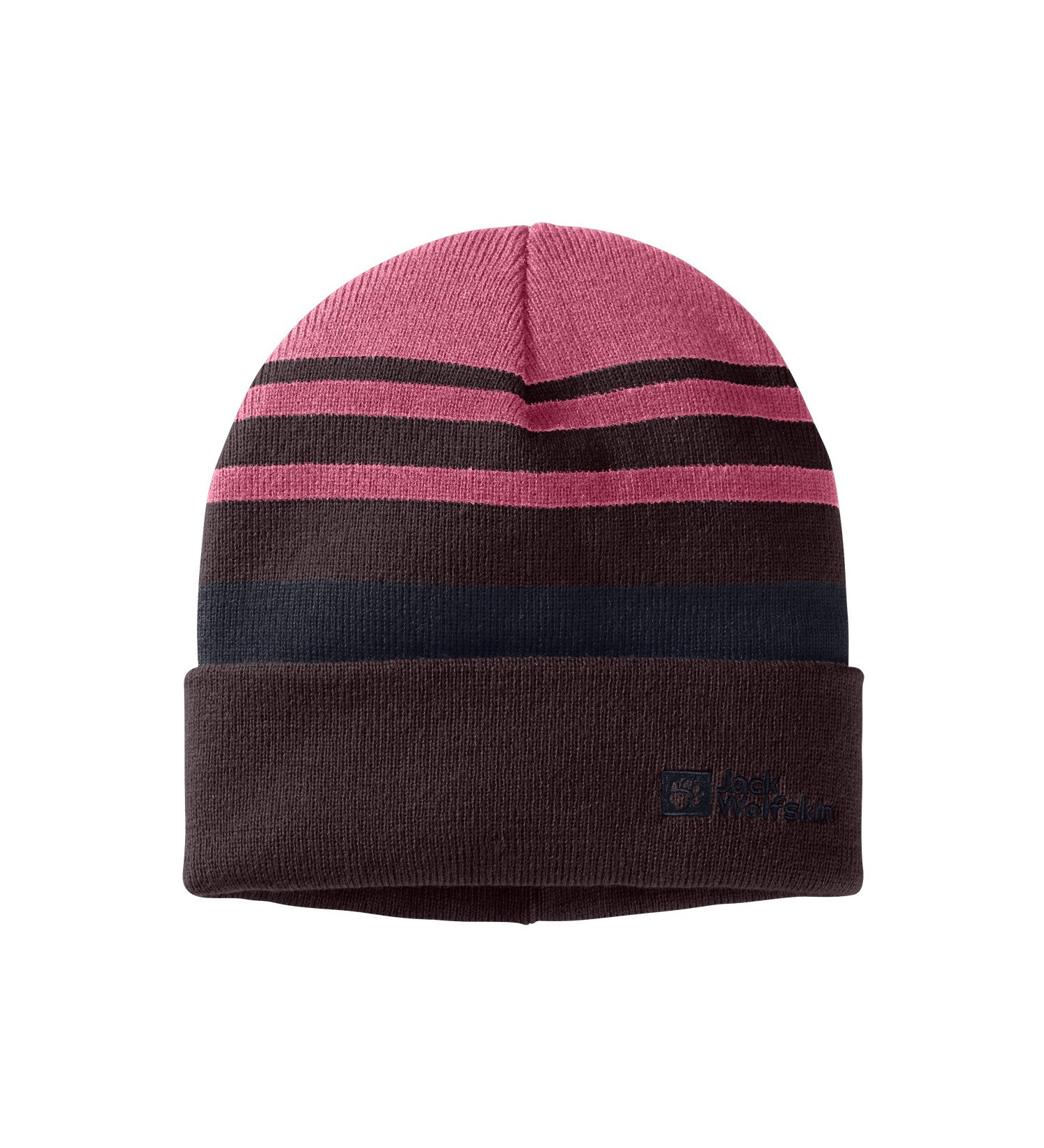 ბავშვის ქუდი Jack Wolfskin - STRIPY KNIT BEANIE K