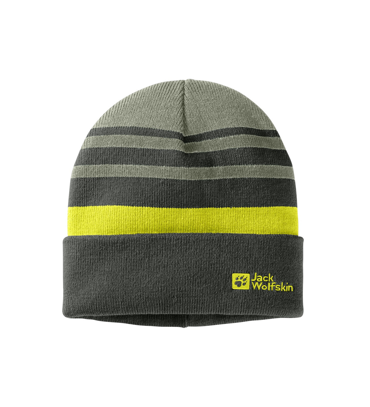 ბავშვის ქუდი Jack Wolfskin - STRIPY KNIT BEANIE K