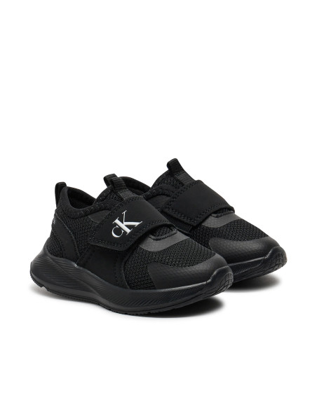 ბავშვის სპორტული ფეხსაცმელი CALVIN KLEIN - LOW CUT SNEAKER BLACK