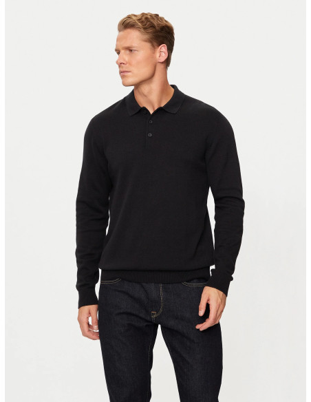 კაცის სვიტერი Jack&Jones - JJFRED KNIT LS POLO AW24