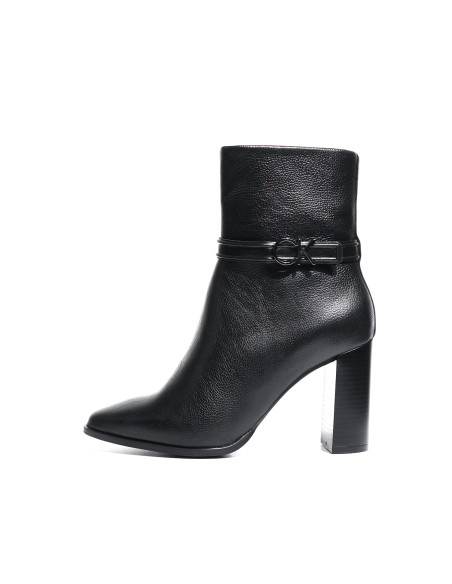 ქალის ბათინკი CALVIN KLEIN - HEEL ANKLE BOOT 85 W/HW LTH