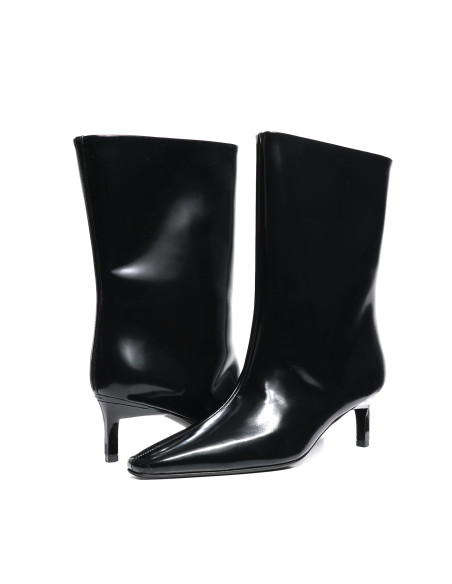 ქალის ბათინკი CALVIN KLEIN - HEEL MID BOOT 50 LTH