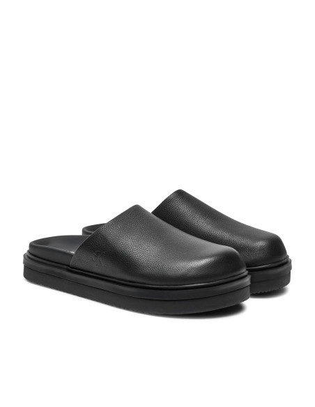 ქალის ჩუსტი CALVIN KLEIN - HOME CLOG SLIDE MG LTH