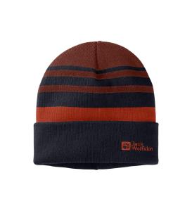 ბავშვის ქუდი Jack Wolfskin - STRIPY KNIT BEANIE K