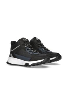 ბავშვის სპორტული ფეხსაცმელი CALVIN KLEIN - HIGH TOP LACE-UP SNEAKER BLACK