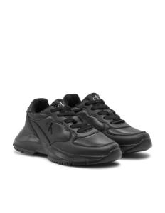 ბავშვის სპორტული ფეხსაცმელი CALVIN KLEIN - LOW CUT LACE-UP SNEAKER BLACK