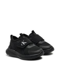 ბავშვის სპორტული ფეხსაცმელი CALVIN KLEIN - LOW CUT SNEAKER BLACK