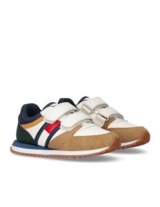 ბავშვის სპორტული ფეხსაცმელი Tommy Hilfiger - FLAG LOW CUT VELCRO SNEAKER MULTICOLOR