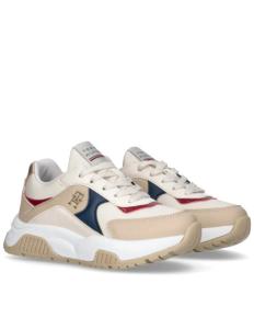 ბავშვის სპორტული ფეხსაცმელი Tommy Hilfiger - LOW CUT LACE-UP SNEAKER BEIGE/BUTTER
