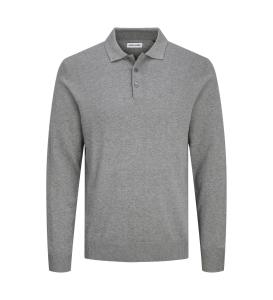 კაცის სვიტერი Jack&Jones - JJFRED KNIT LS POLO AW24