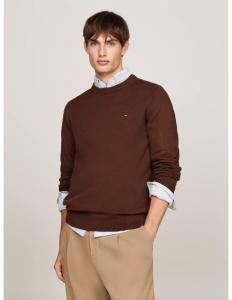 კაცის სვიტერი Tommy Hilfiger - PIMA ORG CTN CASHMERE CREW NECK