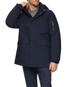 კაცის ქურთუკი s.OLIVER - Water-resistant parka with a detachable hood and a soft texture