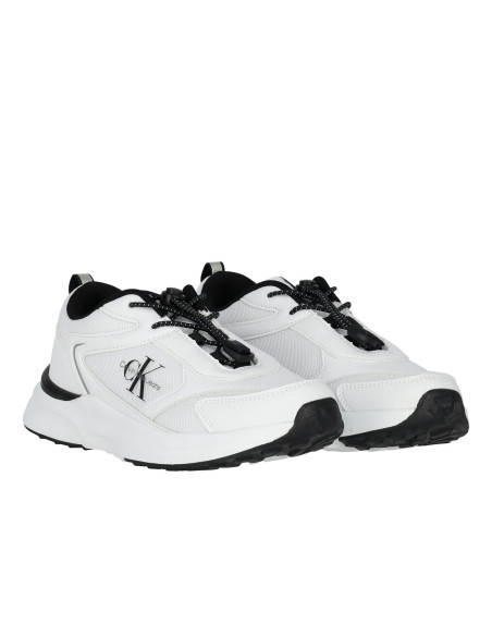 ბავშვის სპორტული ფეხსაცმელი CALVIN KLEIN - LOW CUT LACE-UP SNEAKER WHITE