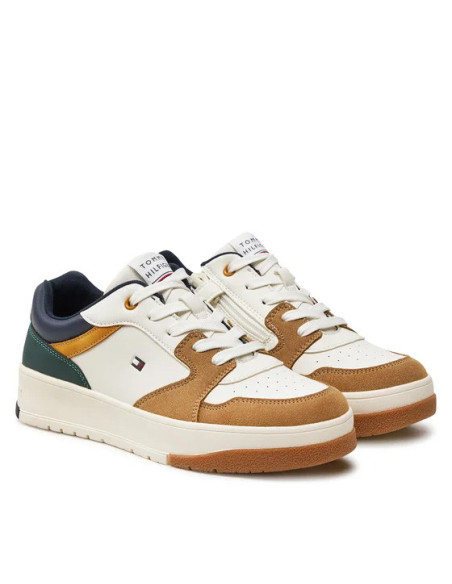 ბავშვის სპორტული ფეხსაცმელი Tommy Hilfiger - LOW CUT LACE-UP SNEAKER MULTICOLOR