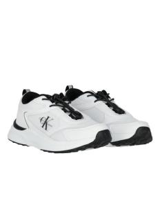 ბავშვის სპორტული ფეხსაცმელი CALVIN KLEIN - LOW CUT LACE-UP SNEAKER WHITE