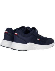 ბავშვის სპორტული ფეხსაცმელი Tommy Hilfiger - LOW CUT LACE-UP/VELCRO SNEAKER BLUE