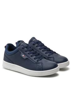 ბავშვის სპორტული ფეხსაცმელი Tommy Hilfiger - LOW CUT LACE-UP SNEAKER BLUE