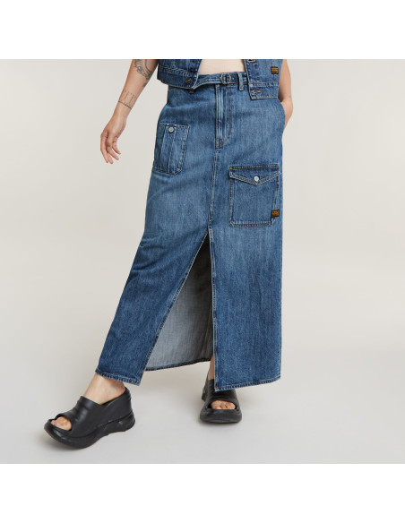 ქვედაბოლო G-Star Raw - Belted Cargo Long Skirt wmn