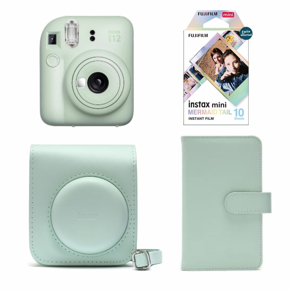 FUJIFILM Instax Mini 12 Mint Green+Box