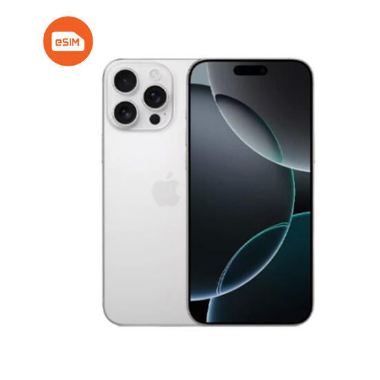 Apple iPhone 16 Pro  eSIM Only  256GB White Titanium