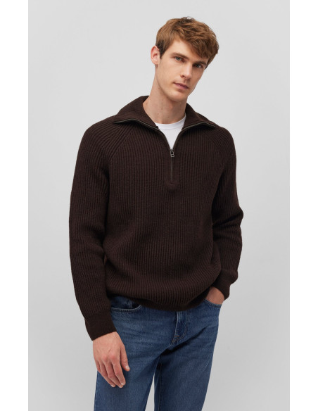 კაცის სვიტერი Mavi - HALF ZIP SWEATER