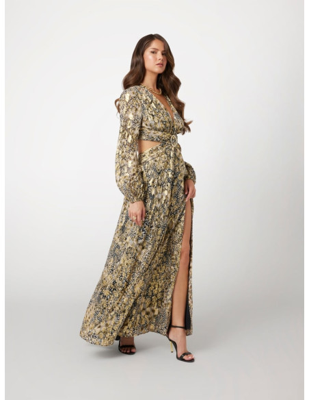 კაბა MARCIANO BY GUESS - LEOPARD ALLURE DRESS