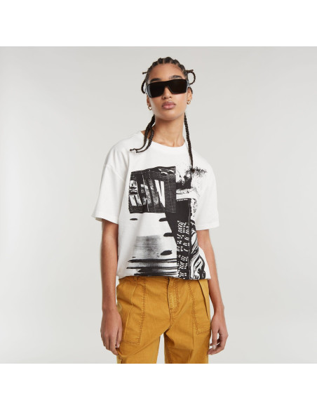 მაისურები G-Star Raw - Multi print loose r t wmn