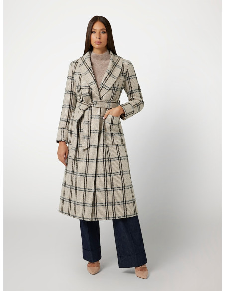 ქურთუკი MARCIANO BY GUESS - CHARLIZE PLAID COAT