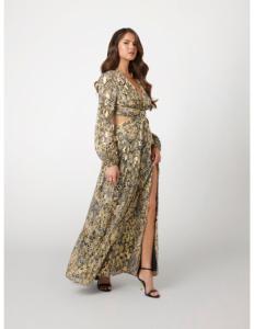 კაბა MARCIANO BY GUESS - LEOPARD ALLURE DRESS