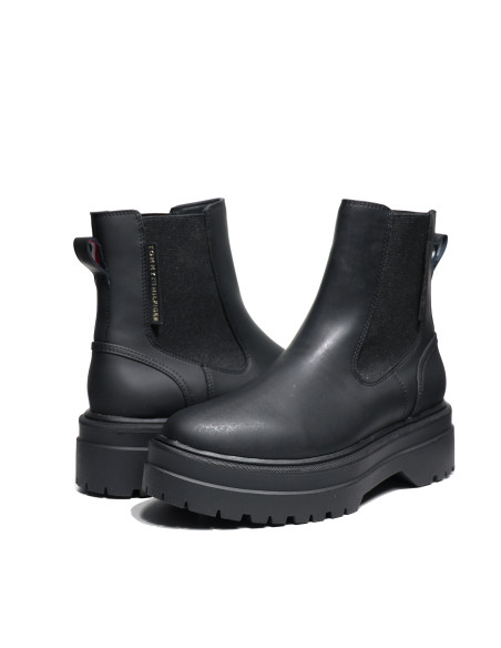 ქალის ბათინკი Tommy Jeans - RUBBERISED CHELSEA TL