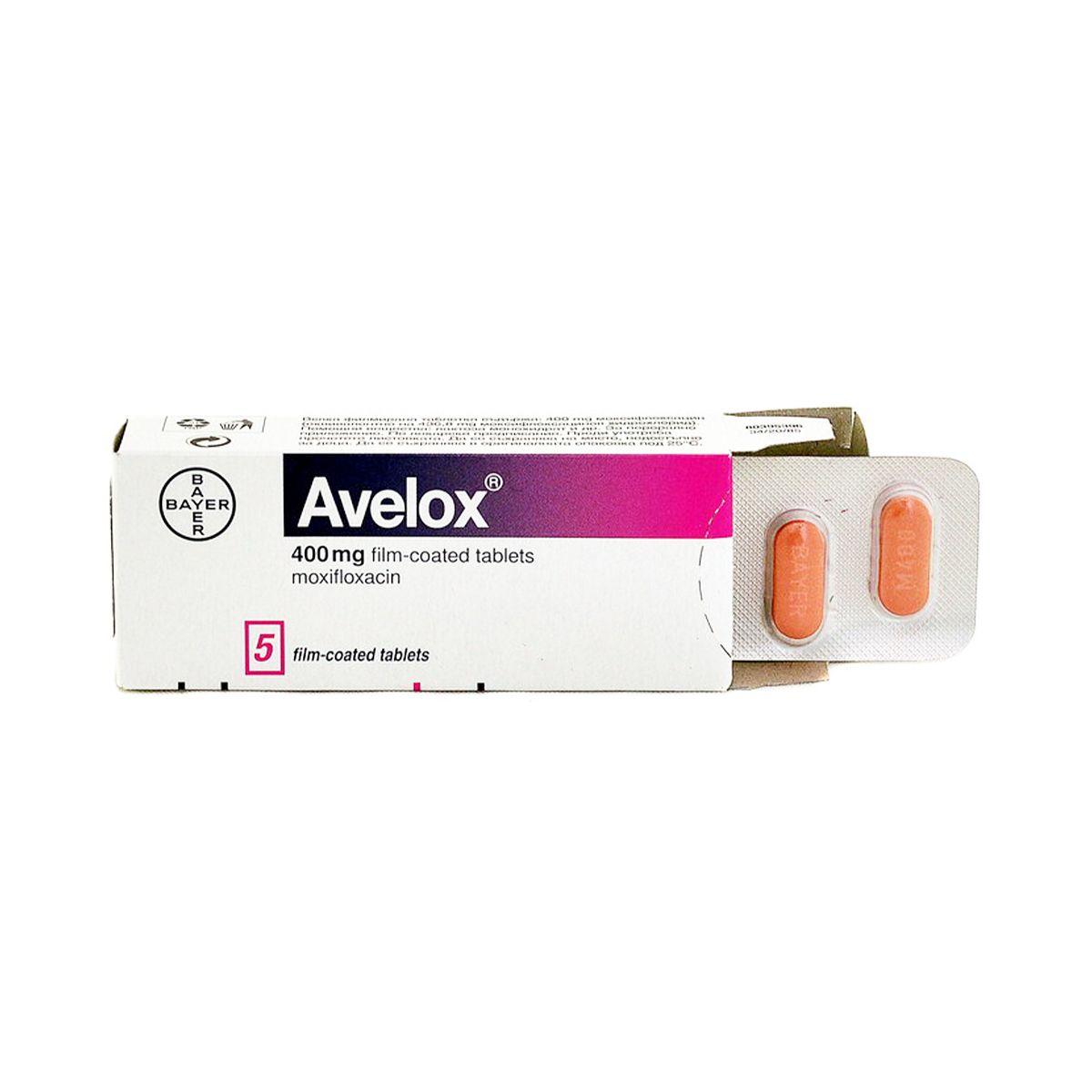 Avelox - აველოქსი 400 მგ 5 ტაბლეტი