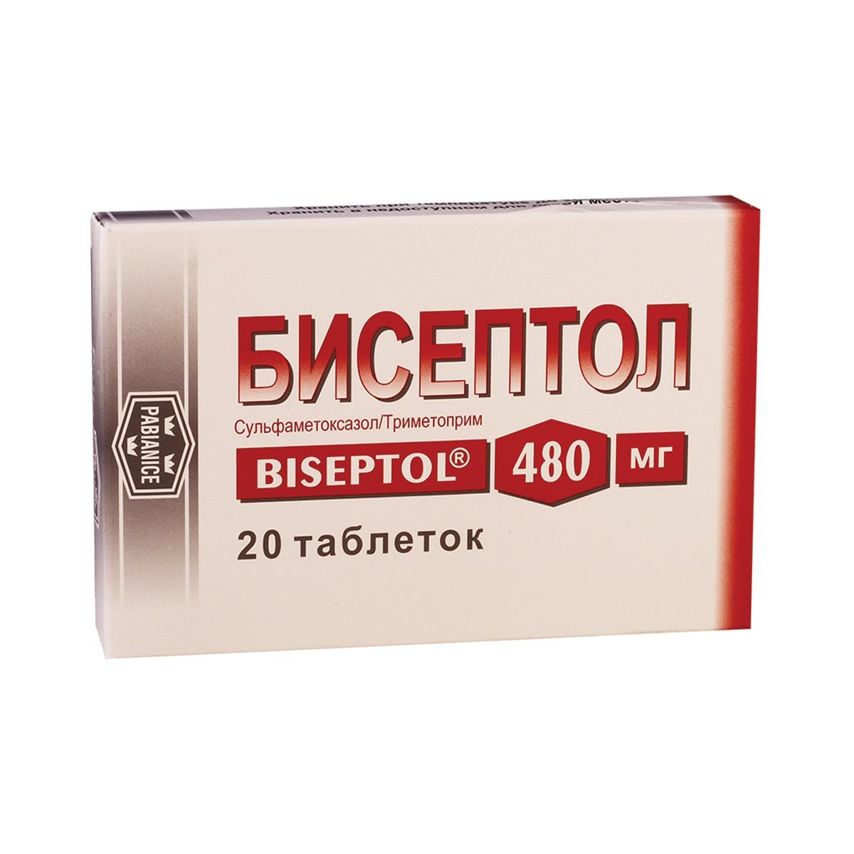 BISEPTOL - ბისეპტოლი 480მგ 20 ტაბლეტი